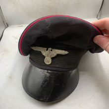 Load image into Gallery viewer, German Army Peaked Dress Cap - Ideal for Reenactment - Size 59cm - The Militaria Shop
