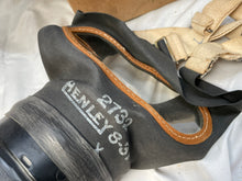 Load image into Gallery viewer, Original British Civilian Gas Mask in Cardboard Carrying Box with Belfast Label
