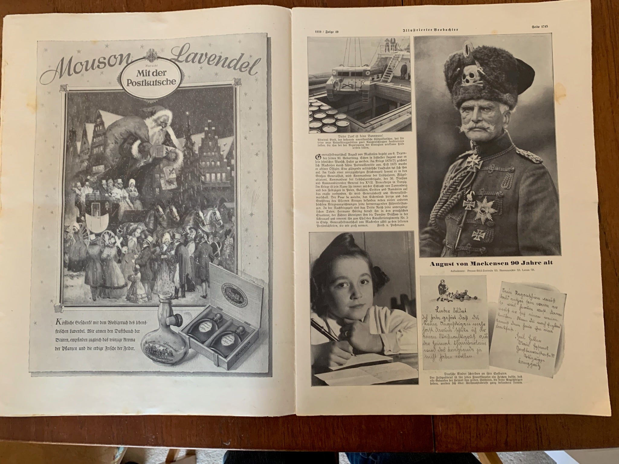JB Juustrierter Beobachter NSDAP Magazine Original WW2 German - 7th December 1939 - The Militaria Shop