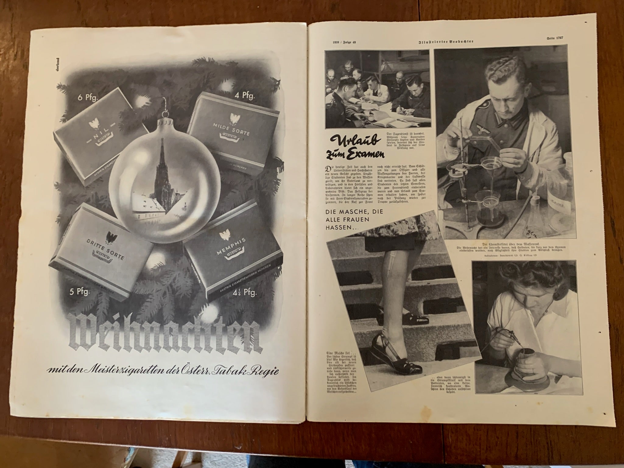 JB Juustrierter Beobachter NSDAP Magazine Original WW2 German - 7th December 1939 - The Militaria Shop