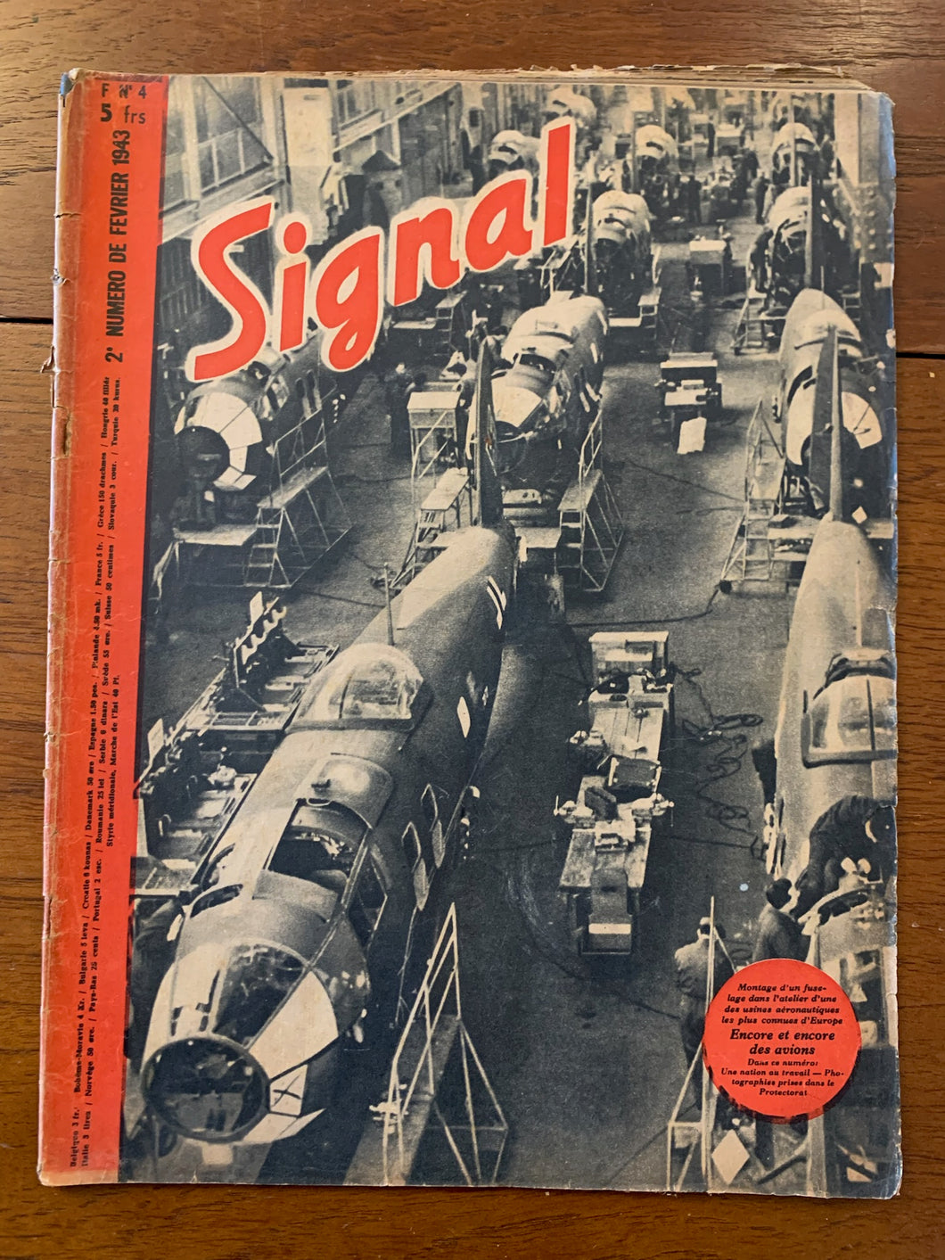 Original German Army WW2 Propaganda Signal Magazine - February 1943