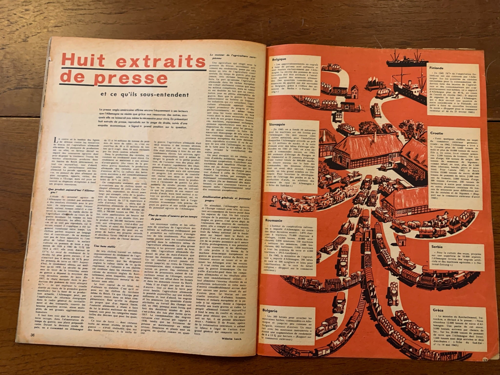 Original German Army WW2 Propaganda Signal Magazine - August 1943 - The Militaria Shop