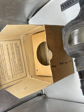 Charger l'image dans la galerie, Original British Civilian Gas Mask in Cardboard Carrying Box
