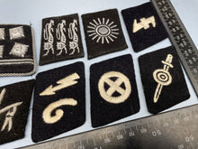 Load image into Gallery viewer, Group of WW2 German Collar Badges
