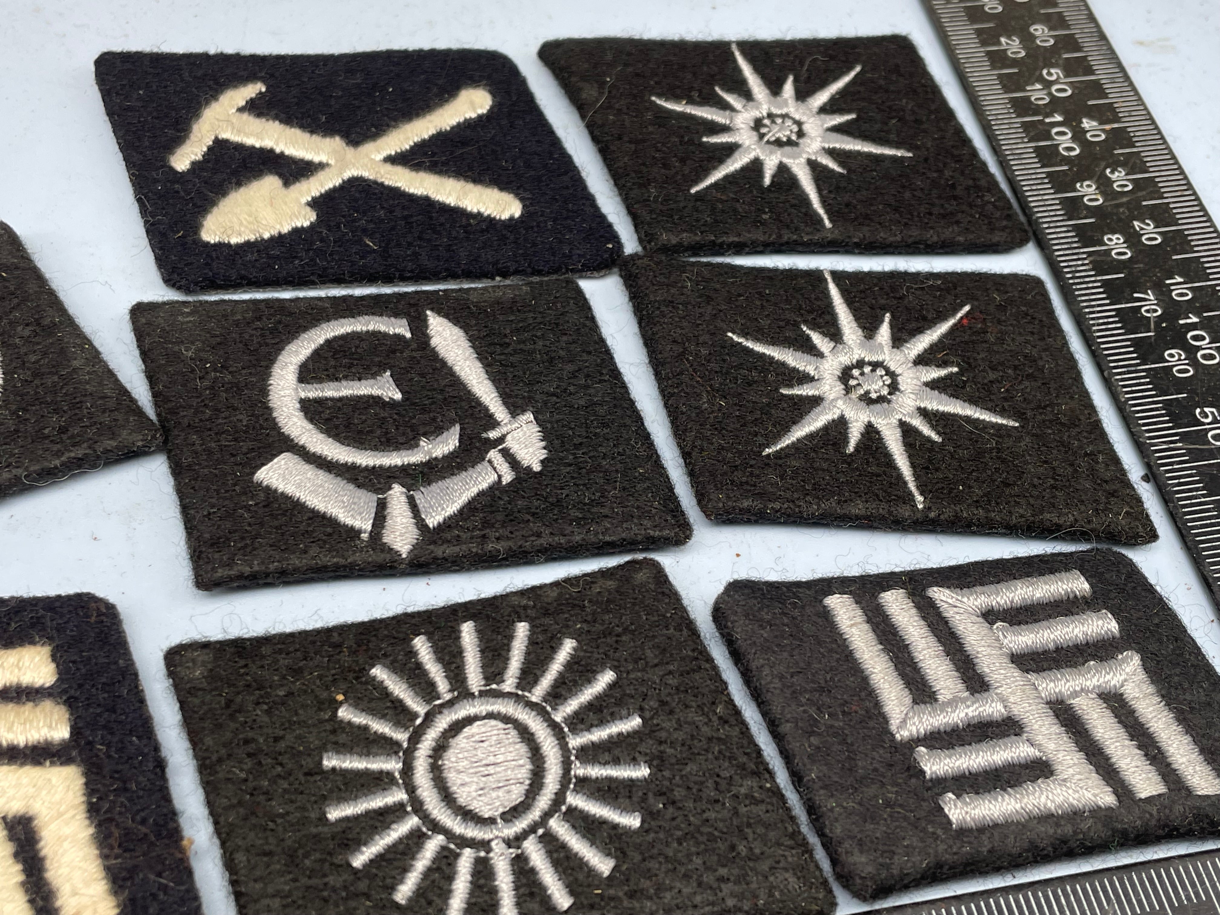 Group of WW2 German Collar Badges - The Militaria Shop