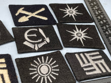 Load image into Gallery viewer, Group of WW2 German Collar Badges
