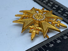 Load image into Gallery viewer, WW2 German Spanish Cross in Gold with Diamonds
