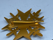 Load image into Gallery viewer, WW2 German Spanish Cross in Gold with Diamonds
