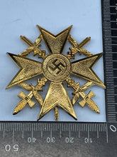 Load image into Gallery viewer, WW2 German Spanish Cross in Gold
