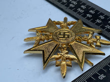 Load image into Gallery viewer, WW2 German Spanish Cross in Gold
