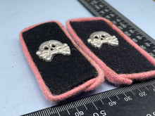 Load image into Gallery viewer, WW2 German Panzer Collar Badges - The Militaria Shop
