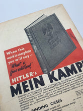 Charger l&#39;image dans la galerie, Original Copy of Mein Kampf Illustrated Edition Part 4 - Published by British Red Cross Pre-WW2
