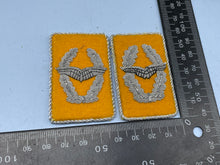 Load image into Gallery viewer, Pair of WW2 German Luftwaffe Collar Badges - The Militaria Shop
