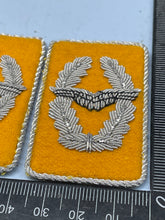Load image into Gallery viewer, Pair of WW2 German Luftwaffe Collar Badges - The Militaria Shop
