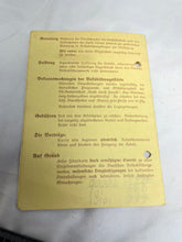 Charger l'image dans la galerie, Original Piece of WW2 German Paperwork with Stamps etc
