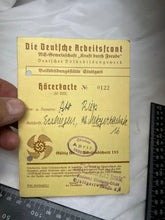 Charger l'image dans la galerie, Original Piece of WW2 German Paperwork with Stamps etc
