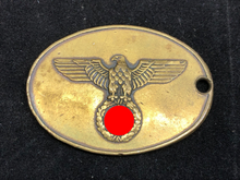 Lade das Bild in den Galerie-Viewer, WW2 German Gestapo Criminal Police Officer’s Identity Dog Tag Reproduction
