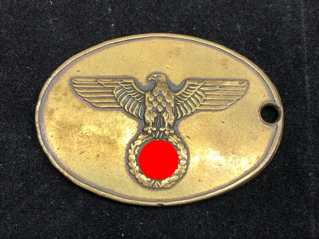 WW2 German Gestapo Criminal Police Officer’s Identity Dog Tag Reproduction