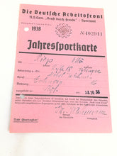 Load image into Gallery viewer, Original Piece of WW2 German Paperwork with Stamps etc
