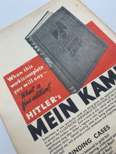 Load image into Gallery viewer, Original Copy of Mein Kampf Illustrated Edition Part 12 - Published by British Red Cross Pre-WW2
