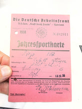 Load image into Gallery viewer, Original Piece of WW2 German Paperwork with Stamps etc
