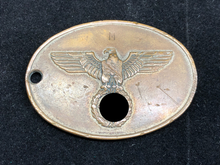 Lade das Bild in den Galerie-Viewer, WW2 German Gestapo Criminal Police Officer’s Identity Dog Tag Reproduction
