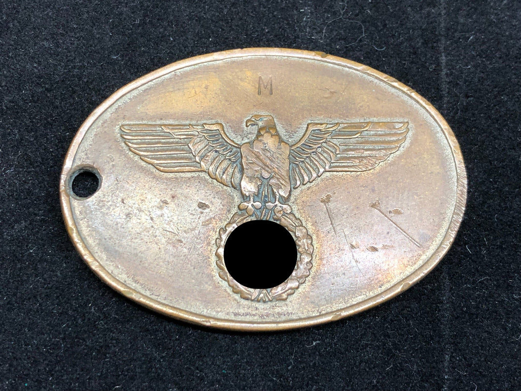 WW2 German Gestapo Criminal Police Officer’s Identity Dog Tag Reproduction