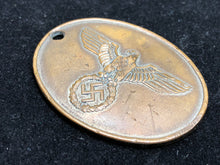 Load image into Gallery viewer, WW2 German Gestapo Criminal Police Officer’s Identity Dog Tag Reproduction
