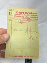 Load image into Gallery viewer, Original Piece of WW2 German Paperwork
