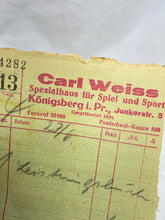 Load image into Gallery viewer, Original Piece of WW2 German Paperwork

