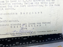 Load image into Gallery viewer, Original Piece of WW2 German Paperwork with Stamps etc
