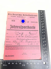 Load image into Gallery viewer, Original Piece of WW2 German Paperwork with Stamps etc
