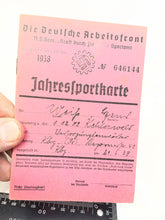 Load image into Gallery viewer, Original Piece of WW2 German Paperwork with Stamps etc

