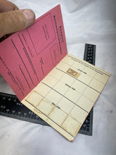 Load image into Gallery viewer, Original Piece of WW2 German Paperwork with Stamps etc
