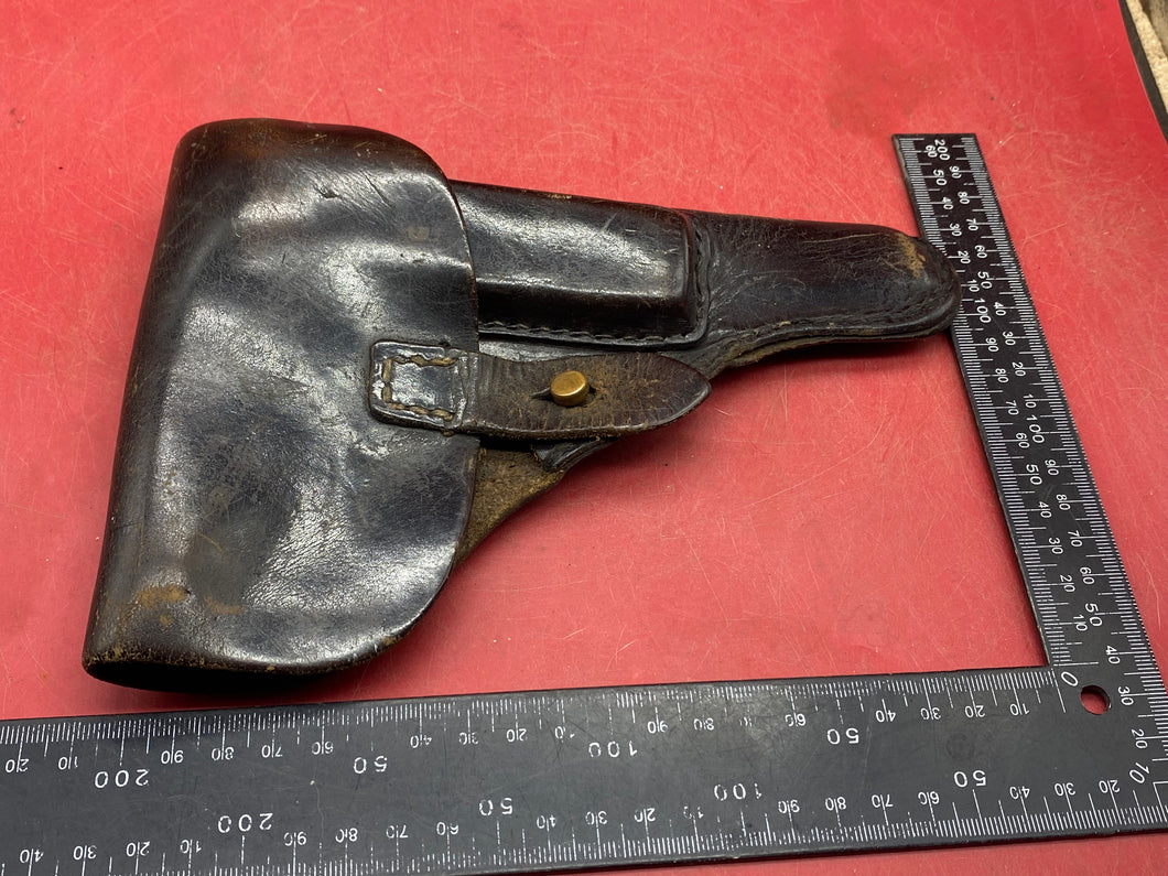 Rare WW2 German NSKK Marked & RZM Walter PPK Black Leather Holster