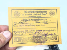 Lade das Bild in den Galerie-Viewer, Original Piece of WW2 German Paperwork with Stamps etc
