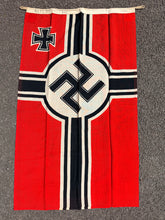 Charger l'image dans la galerie, Original WW2 German Navy Kriegsmarine Battle Flag - 130cm x 80cm
