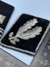 Load image into Gallery viewer, Pair of WW2 German SS Collar Badges - The Militaria Shop
