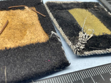 Load image into Gallery viewer, Pair of WW2 German SS Collar Badges - The Militaria Shop

