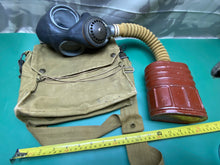 Load image into Gallery viewer, Original WW2 British Army Service Gas Mask in Bag - 1941 / 42 Dated
