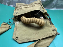 Load image into Gallery viewer, Original WW2 British Army Service Gas Mask in Bag - 1941 / 42 Dated
