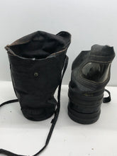 Lade das Bild in den Galerie-Viewer, Original WW2 British Home Front Civilian Gas Mask In Leatherette Case
