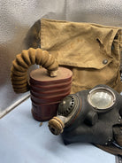 Original WW2 British Army Gas Mask in Bag - Parts for repair - The Militaria Shop