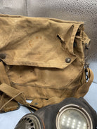 Original WW2 British Army Gas Mask in Bag - Parts for repair - The Militaria Shop