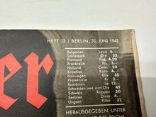 Load image into Gallery viewer, Der Adler Magazine Original WW2 German - 30th June 1942
