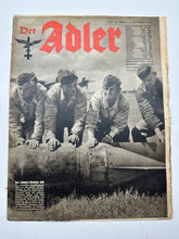 Load image into Gallery viewer, Original WW2 German Army Der Adler Propaganda Magazine - 21st September 1943
