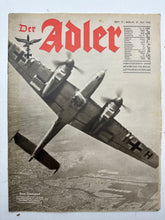 Load image into Gallery viewer, Original WW2 German Army Der Adler Propaganda Magazine - 27th July 1943
