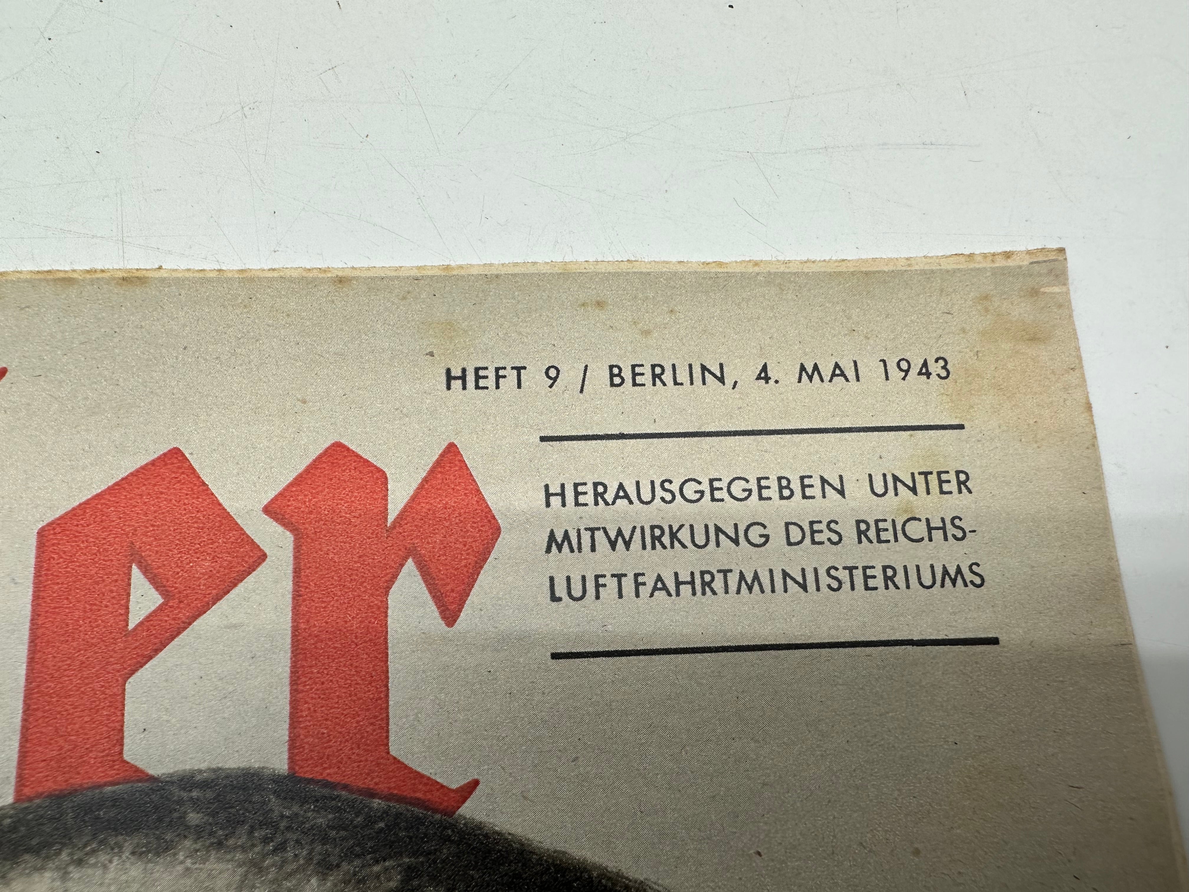 Original WW2 German Army Der Adler Propaganda Magazine - 4th May 1943 - The Militaria Shop
