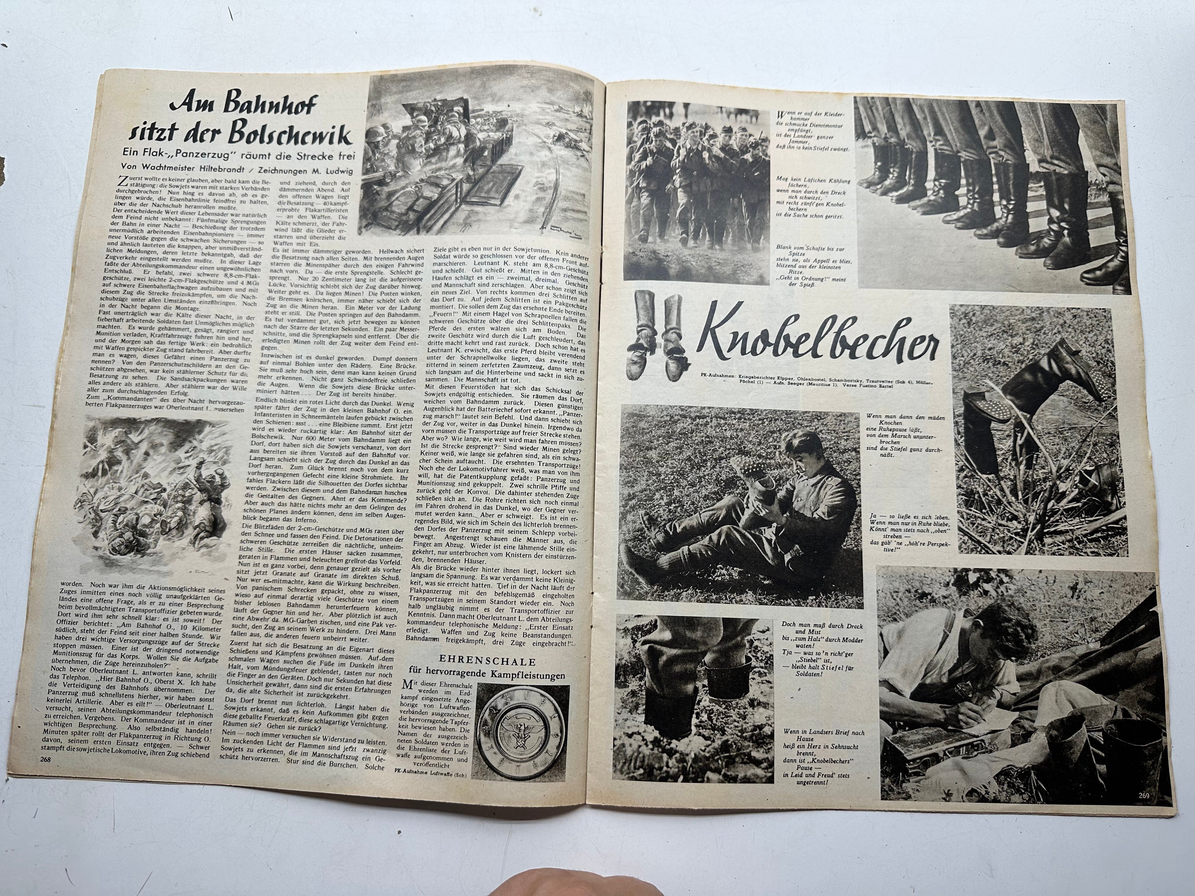 Original WW2 German Army Der Adler Propaganda Magazine - 4th May 1943 - The Militaria Shop