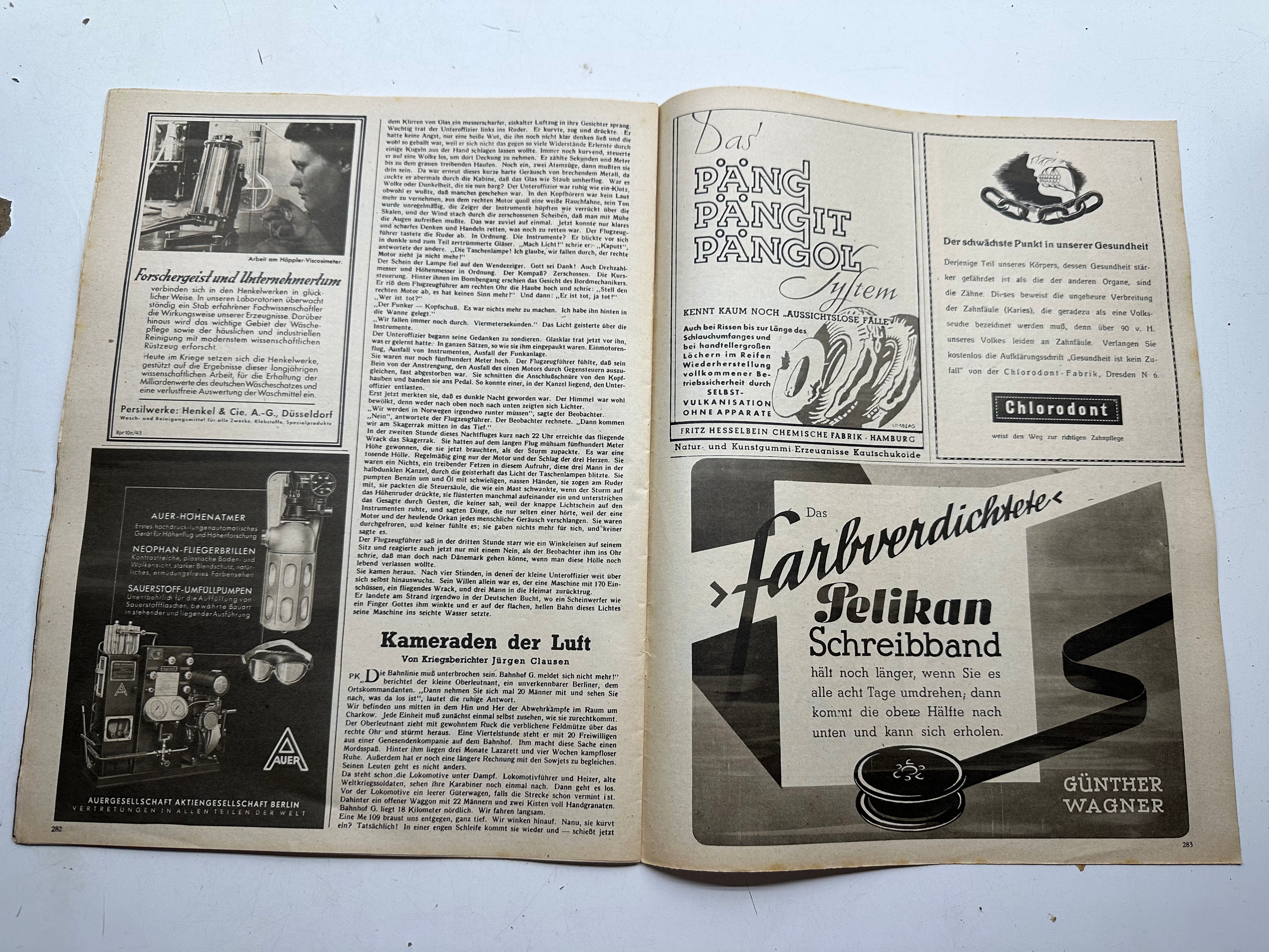 Original WW2 German Army Der Adler Propaganda Magazine - 4th May 1943 - The Militaria Shop